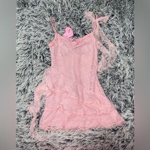 Sugar Thrillz Pink Jellyfish lace babydoll Dress